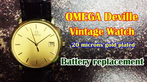 omega de ville watch battery replacement|omega de ville quartz price.